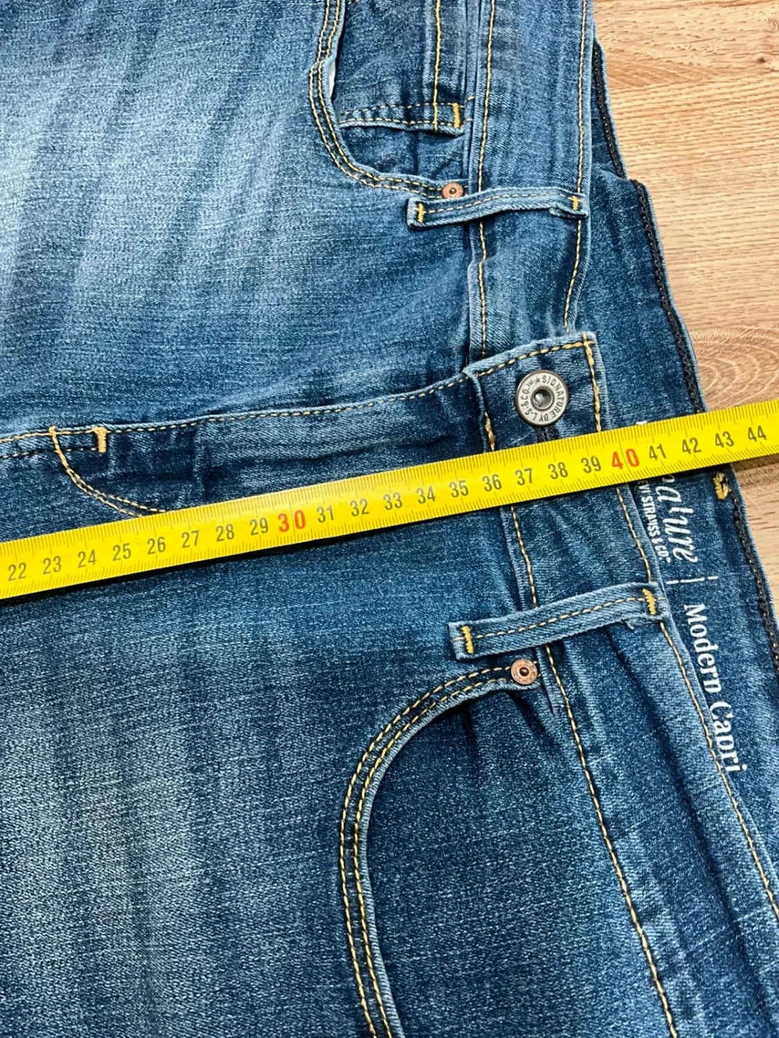 Short Levi’s Modern Capri W32 Femme  Bleu délavé Slv016 – photo 14